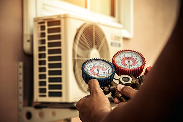 Professional Hvac Installation technician working in Newtonville, MA
